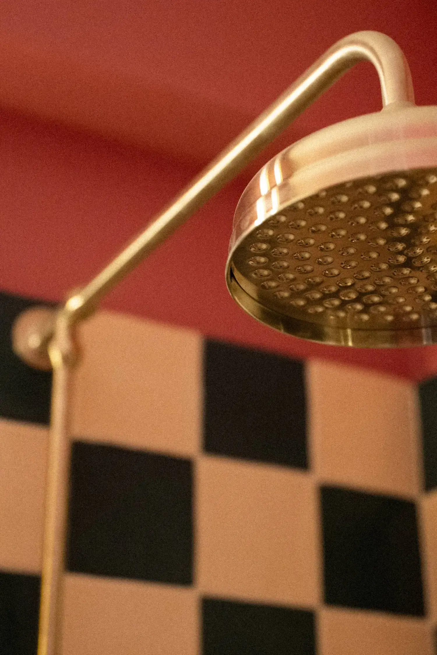 Flagey — shower and two-tone chequerboard
