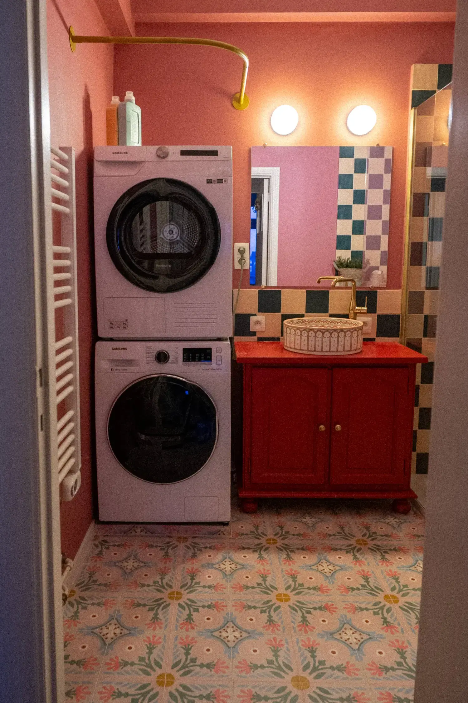 Flagey — laundry area and basin corner